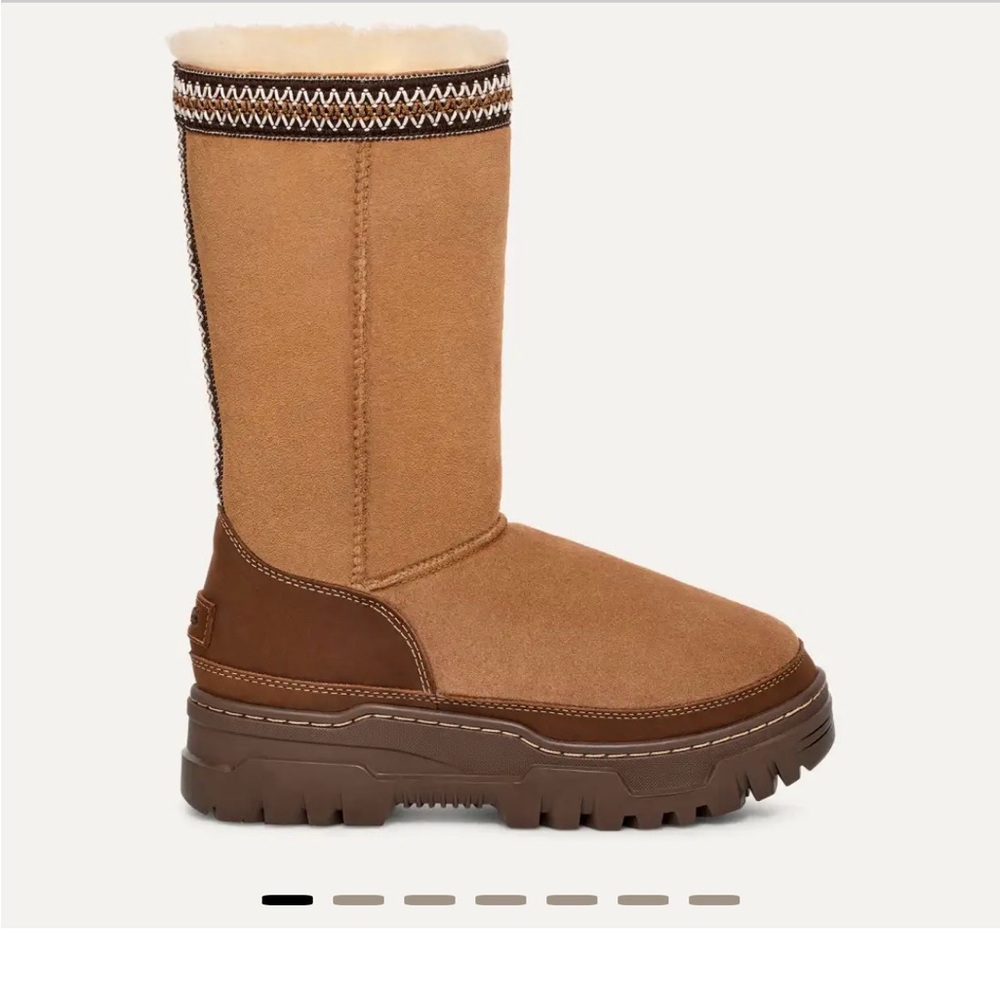 Brown Tall Winter Boots